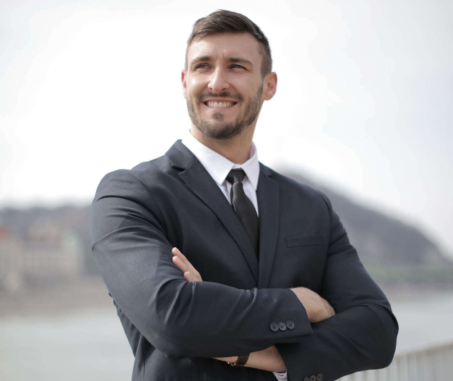 A confident buisinessman